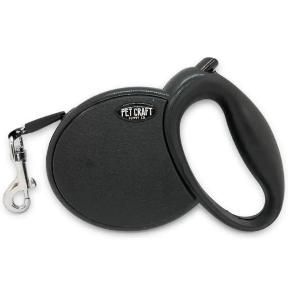 Pet Craft Supply Heavy Duty Retractable Dog Walking Leash for Small/Medium Dogs